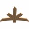 Ekena Millwork Alberta Smooth Timber Gable Bracket, Western Red Cedar, 48"W x 32"H x 1 1/2"D x 5 1/2"F, 16/12 Pitch GBW048X32X0206ALB00SWR - alternate 2